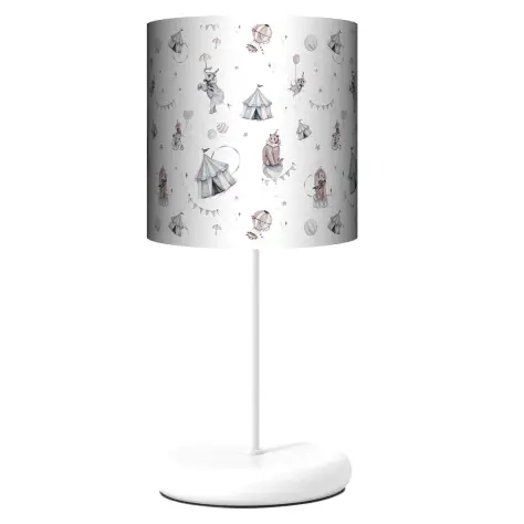 Lampa stojąca EKO Baśniowy cyrk na Bieli - kolor podstawy do wyboru FL - złoty