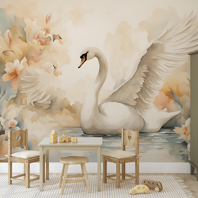 Fototapeta dla dzieci Swan - 350