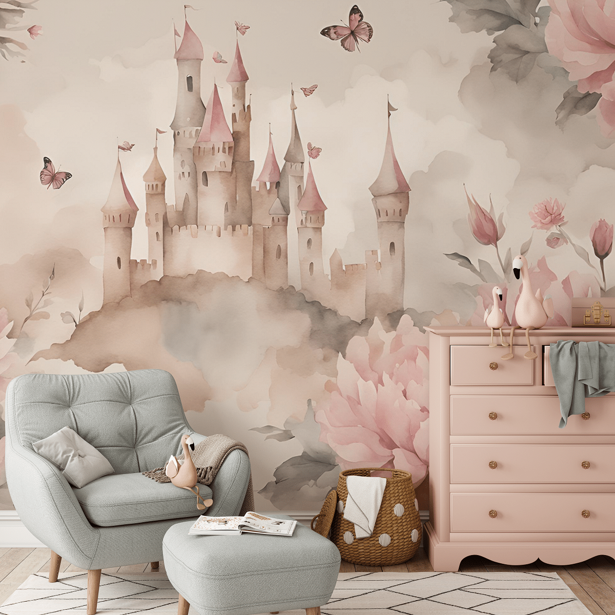 Fototapeta dla dzieci Princess Castle - 600