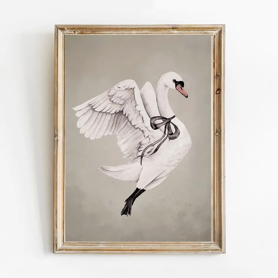 Plakat do pokoju dziecka Flying Swan 2 - Sam plakat A3