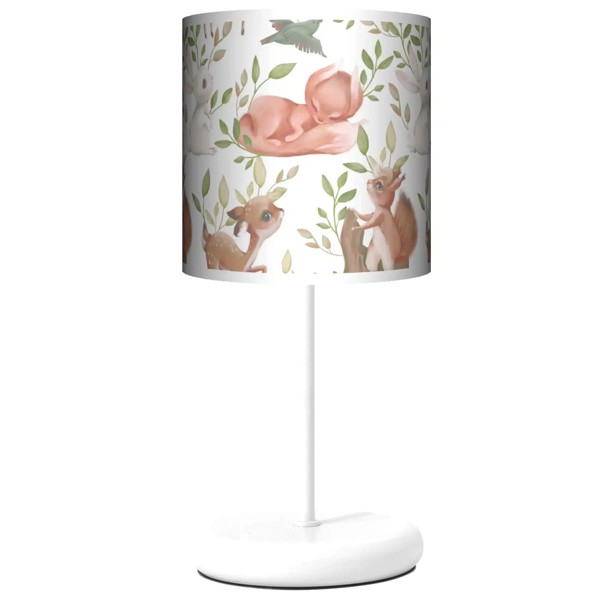 Lampa stojąca EKO Forest Story na bieli - kolor podstawy do wyboru FL
