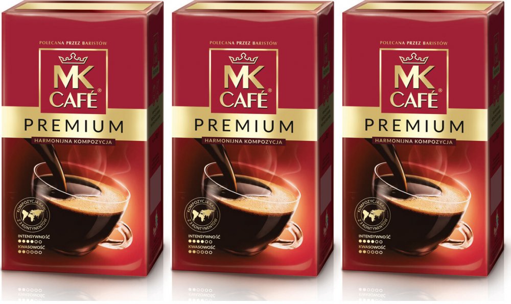 3x Kawa mielona MK Cafe Premium, 500g