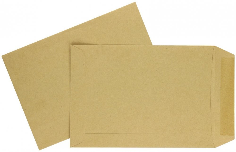 2x Koperta standardowa NC, C5, samoklejąca SK, 50 sztuk, brązowy