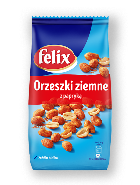 Orzechy ziemne Felix, z papryką, 240g