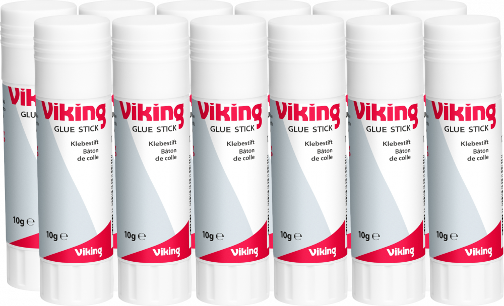 12x Klej biurowy Viking, w sztyfcie, 10g