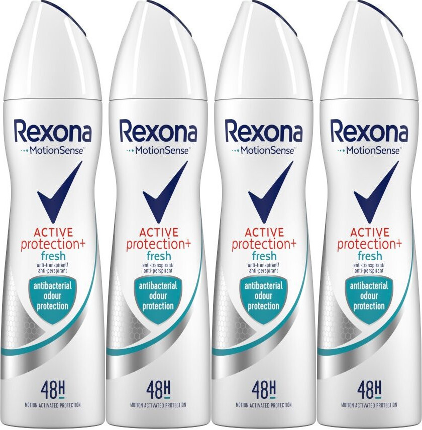 4x Antypespirant Rexona Women Spray Active Shield Fresh, 150ml
