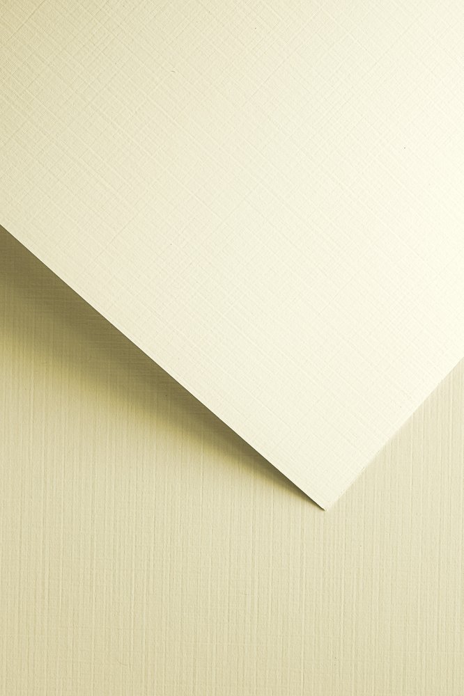 Karton ozdobny Galeria Papieru, płótno, A4, 230g/m2, 20 arkuszy, kremowy