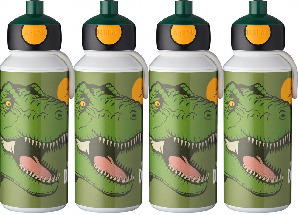 4x Bidon Mepal Pop-up Campus, dino, 400ml