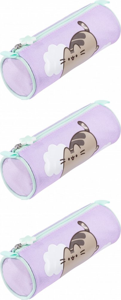 3x Piórnik Pusheen Violet, tuba, bez wyposażenia