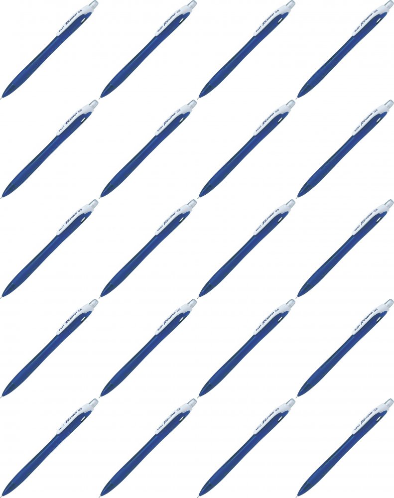 20x Ołówek automatyczny Pilot Rexgrip Begreen, 0.5mm, z gumką, niebieski
