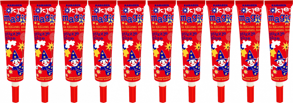 10x Klej w tubce z aplikatorem Kamaben Magic, 45g