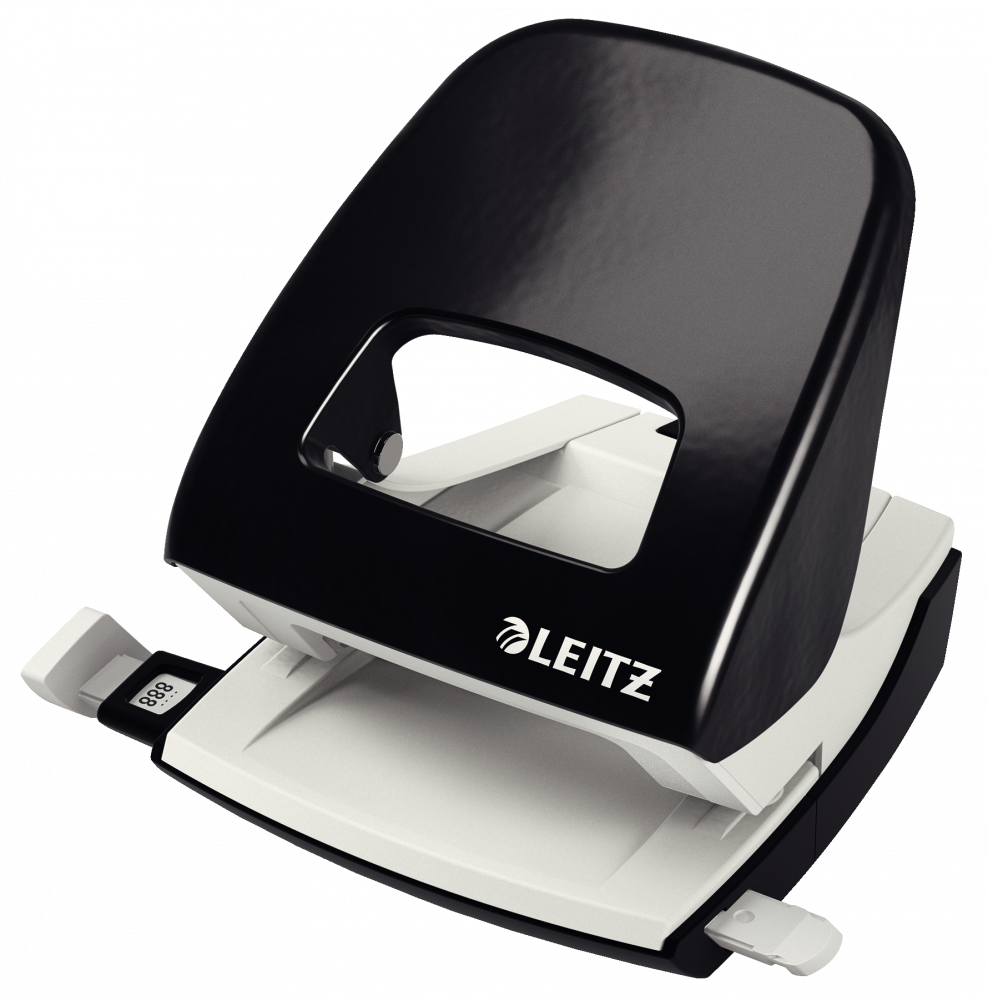 Dziurkacz Leitz New NeXXt, duży, do 30 kartek, czarny