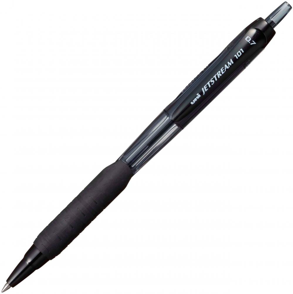 Długopis automatyczny Uni, SXN-101 Jeststream, 0.7mm, czarny