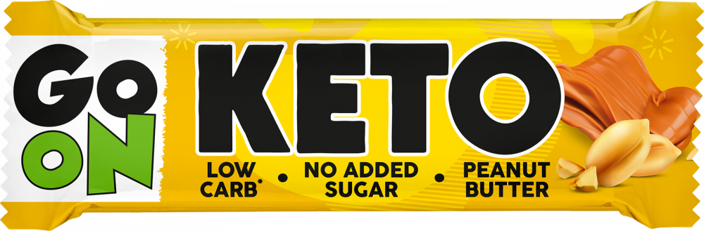 Baton Sante Go On Keto Bar Peanut Butter, masło orzechowe, 50g