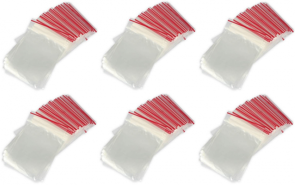 6x woreczki strunowe Emerson, 70x100mm, 100 sztuk, bezbarwny