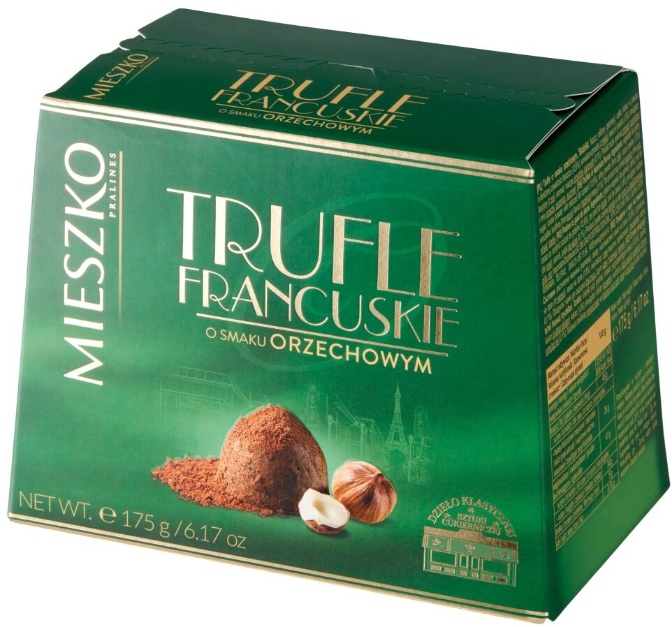 Cukierki Mieszko Trufle francuskie, orzechowy, 175g