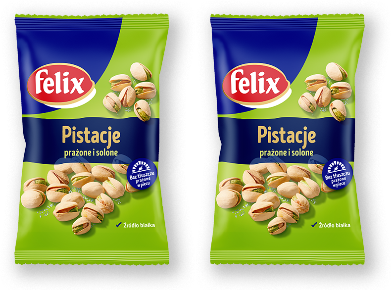 2x Pistacje prażone Felix, solone, 70g