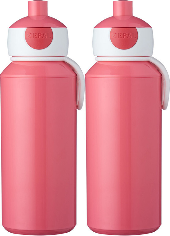 2x Bidon Mepal Pop-up Campus, różowy, 400ml
