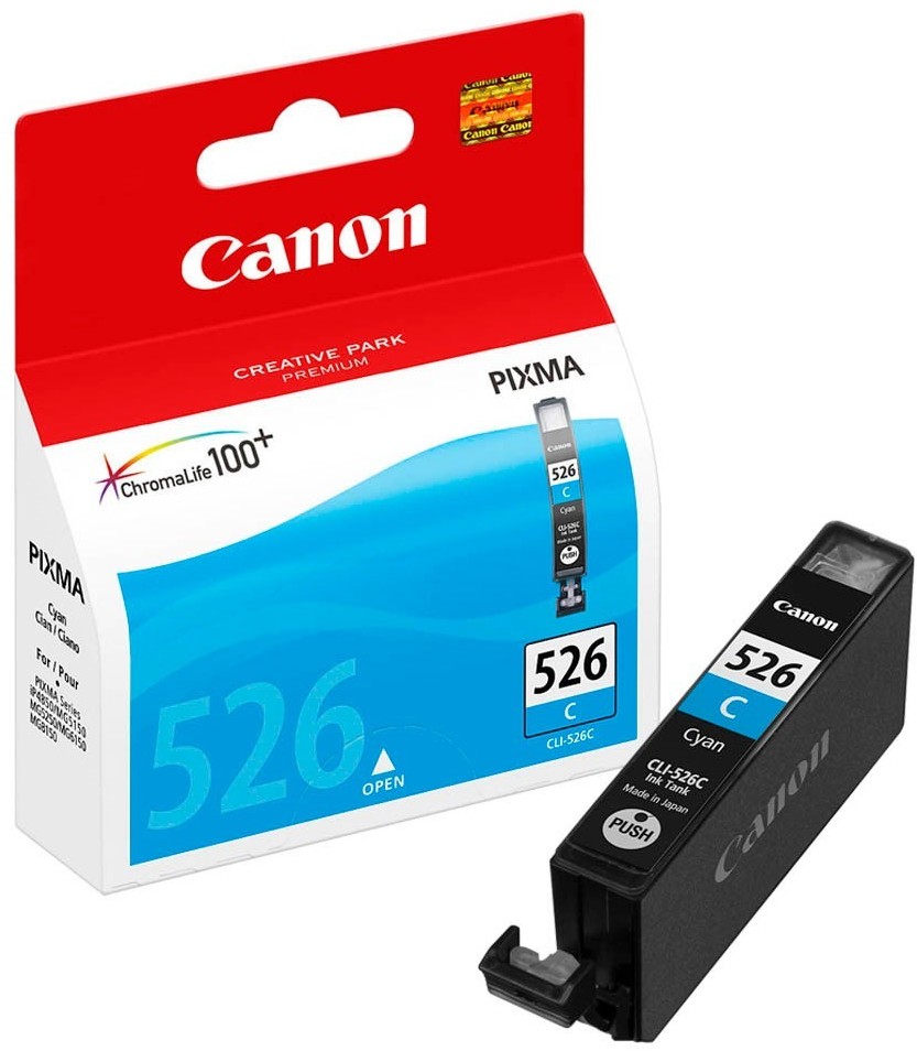 Tusz Canon4541B001 (CLI-526C), 500 stron, cyan (błękitny)