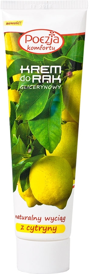 Krem do rąk Poezja, glicerynowo-cytrynowy, 100ml