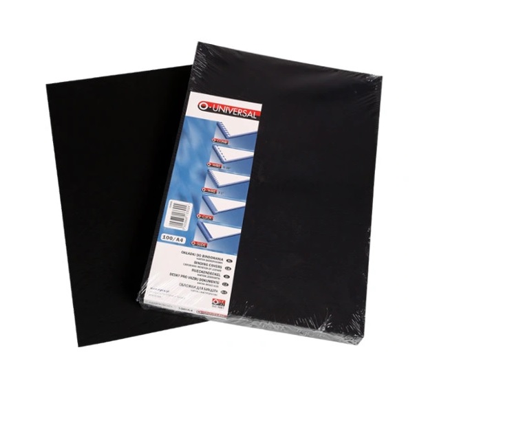 Okładki do bindowania Opus Office mini, do termobindownicy, A4, 1.5mm, 25 sztuk, czarny