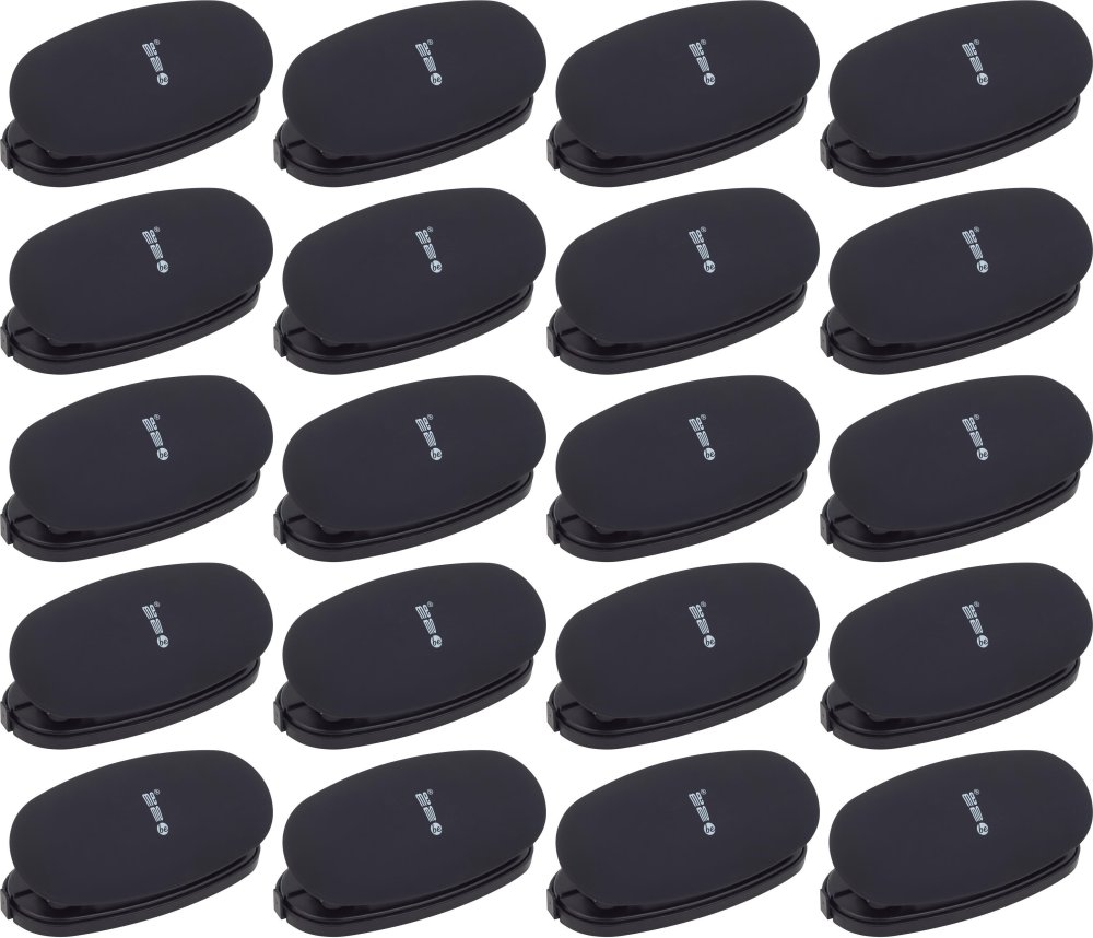 20x Dziurkacz MemoBe Soft-Touch, do 10 kartek, czarny
