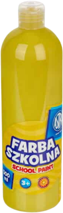 Farba plakatowa Astra, 500ml, żółty
