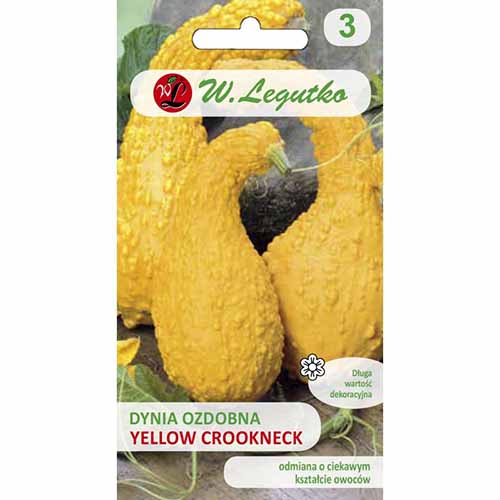 1 pac, Dovleac decorativ Yellow Croockneck - Semințe: Mod de ambalare: 1 g