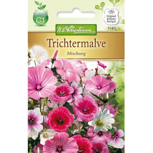 1 pac, Malope, mix multicolor - Semințe: Mod de ambalare: 1 pac