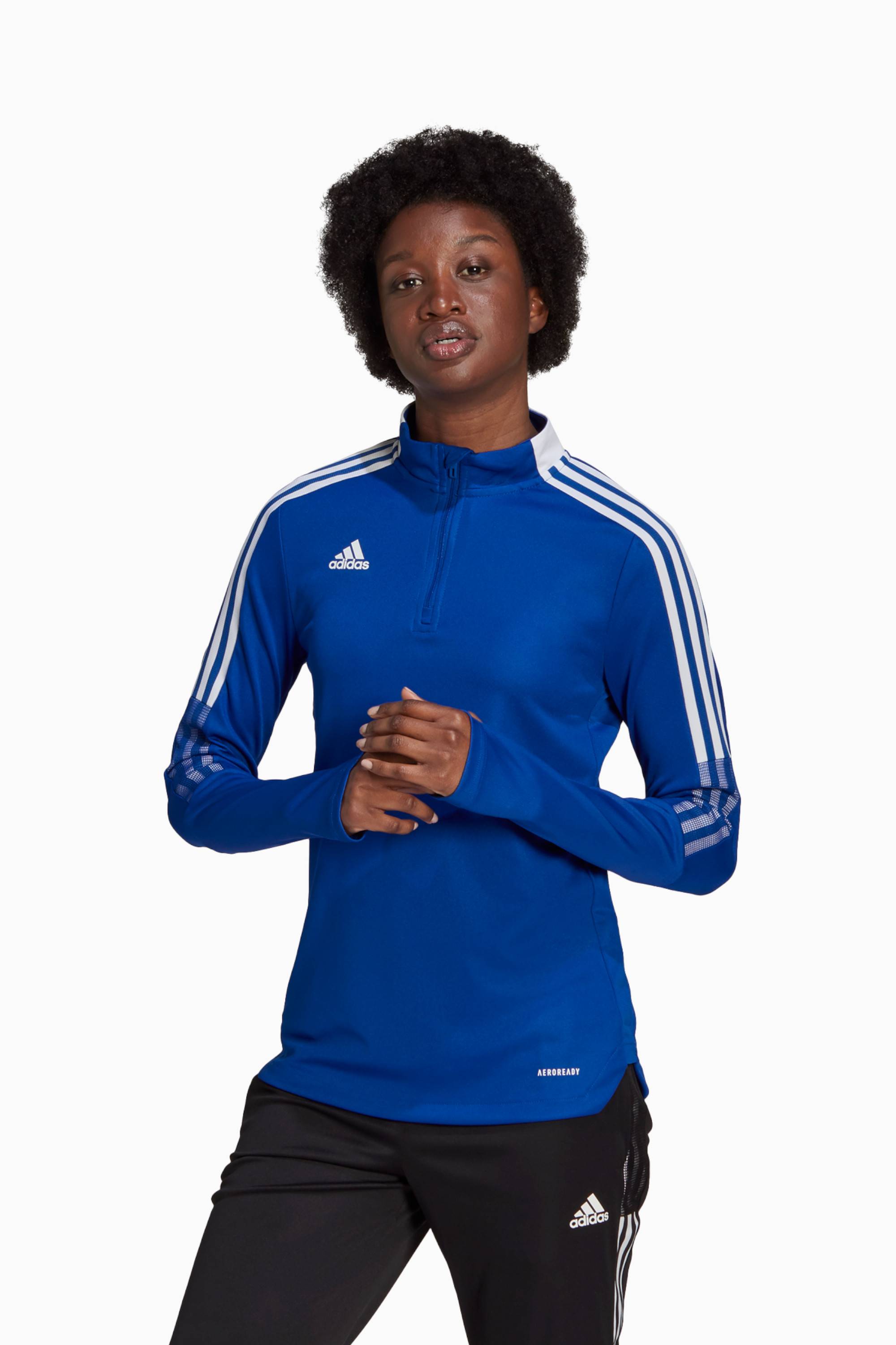 Bluza adidas Tiro 21 Training Top Damska - Niebieski