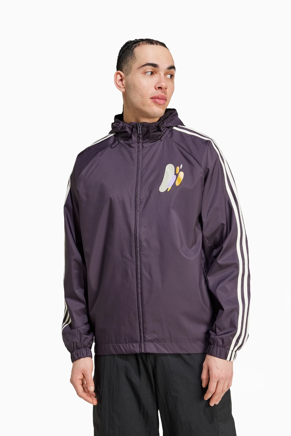 Kurtka adidas Real Madryt 24/25 Seasonal - Fioletowy