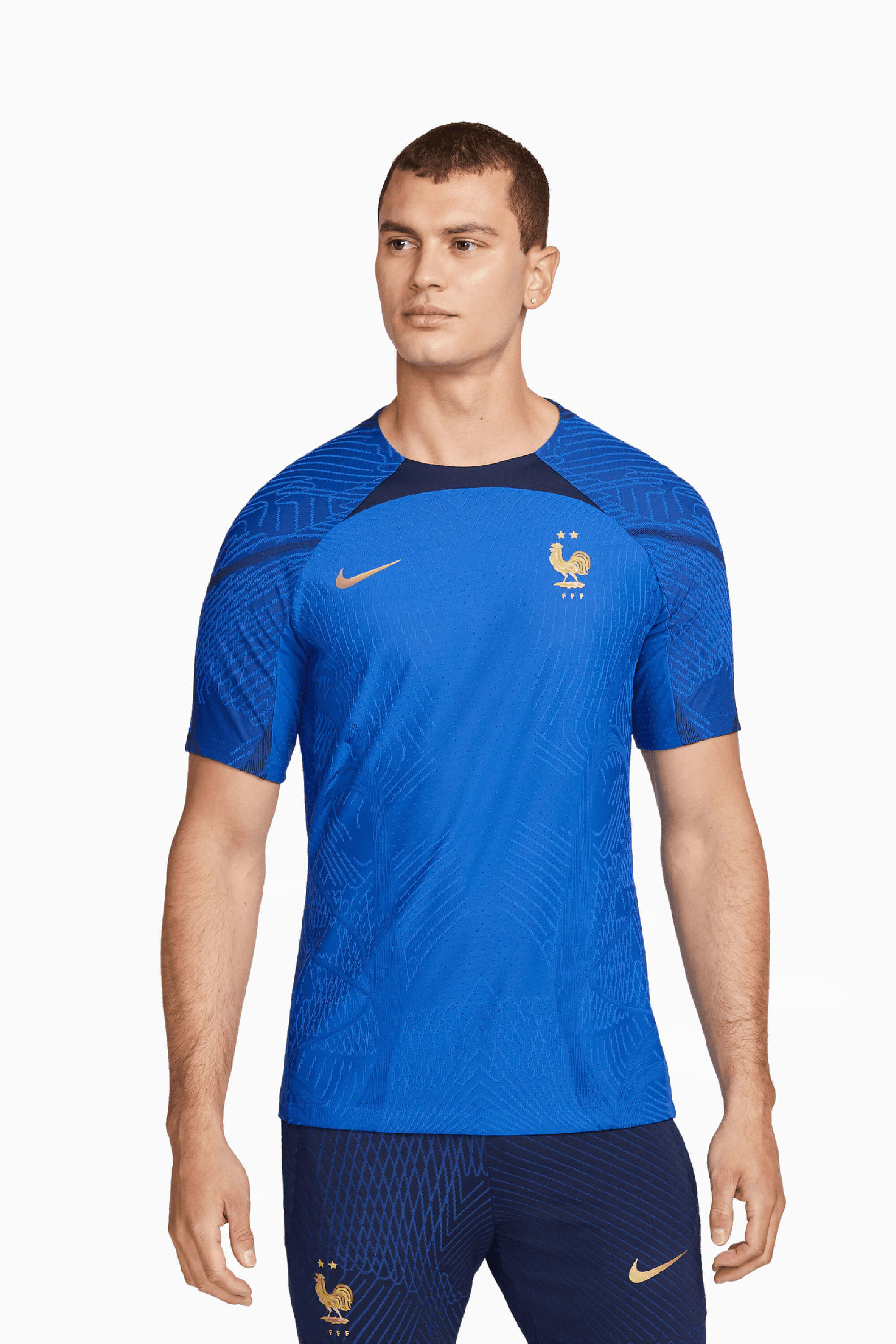 Koszulka Reprezentacji Francji Nike 2022 Strike Elite - Niebieski
