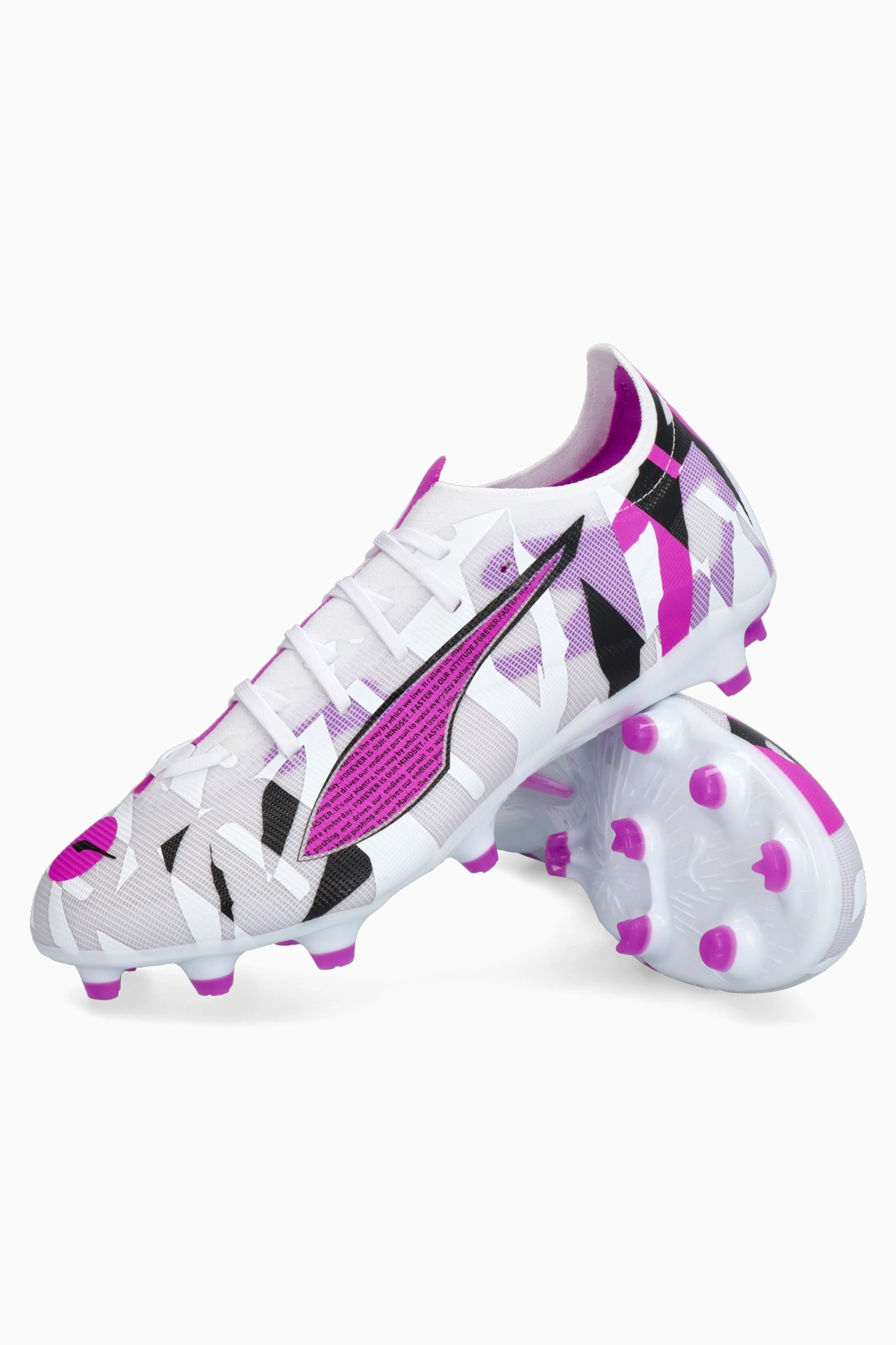Korki Puma Ultra 5 Match Forever FG/AG - Biały
