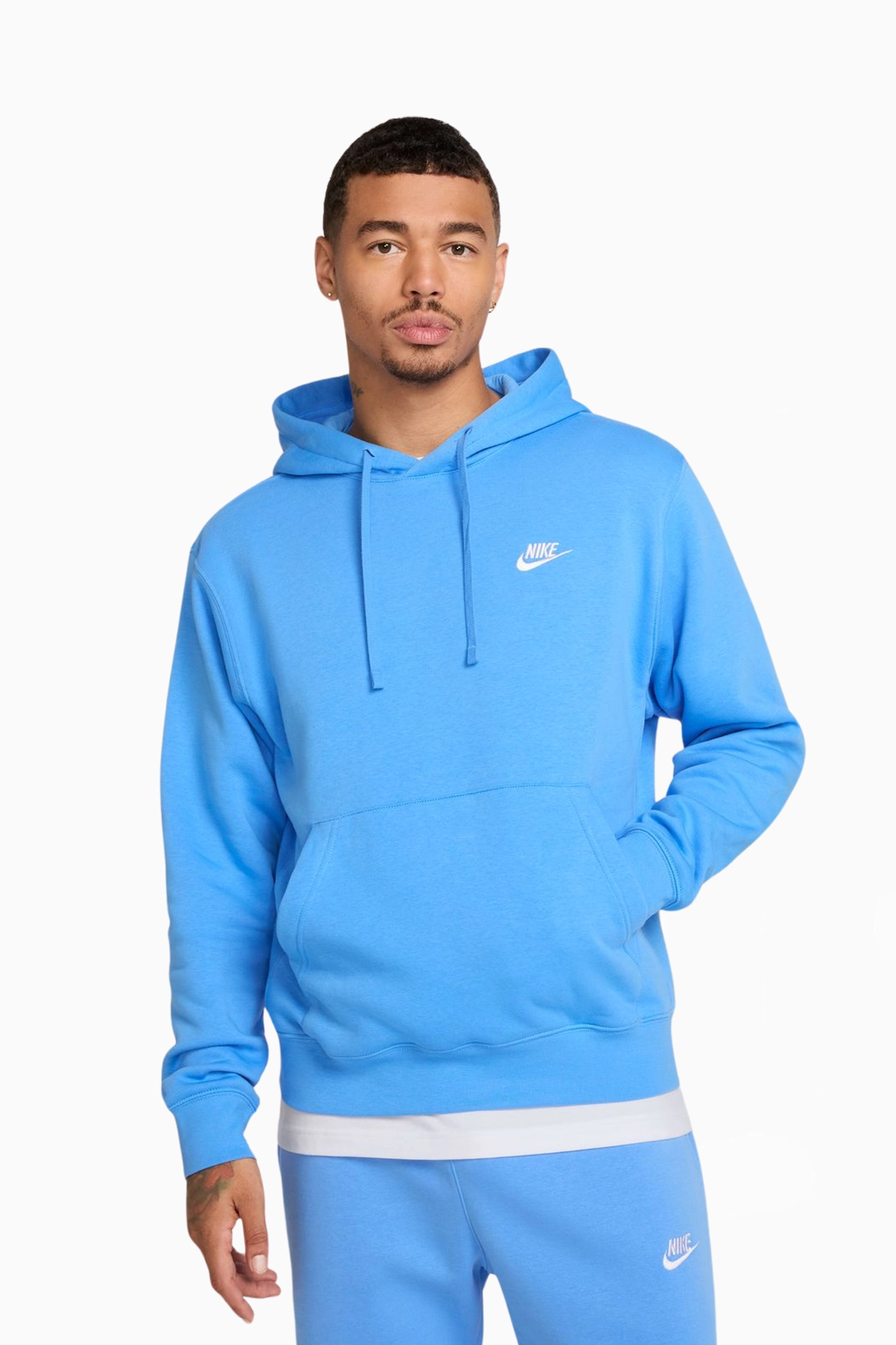 Bluza z kapturem Nike Sportswear Club Fleece - Niebieski