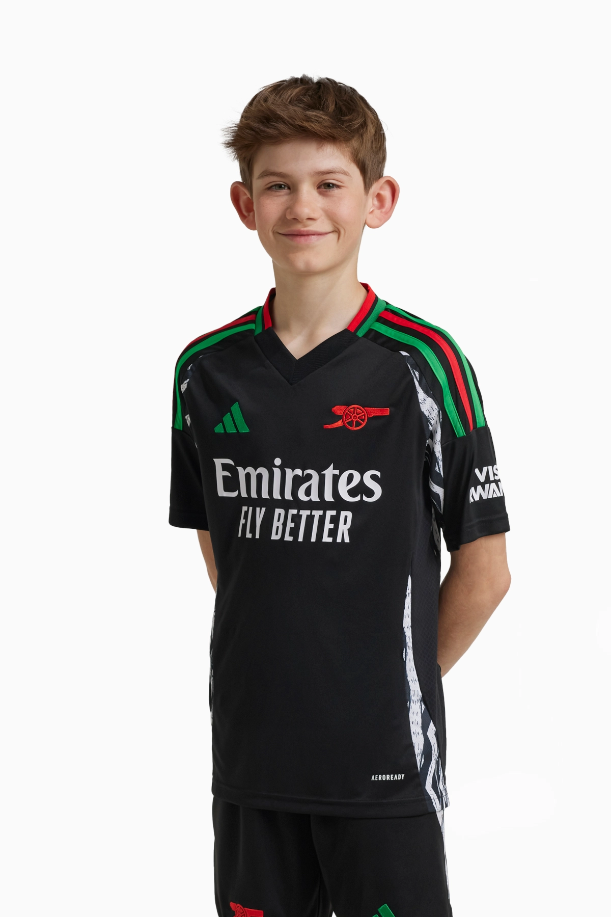 Koszulka adidas Arsenal FC 24/25 Wyjazdowa Replica Junior - Czarny