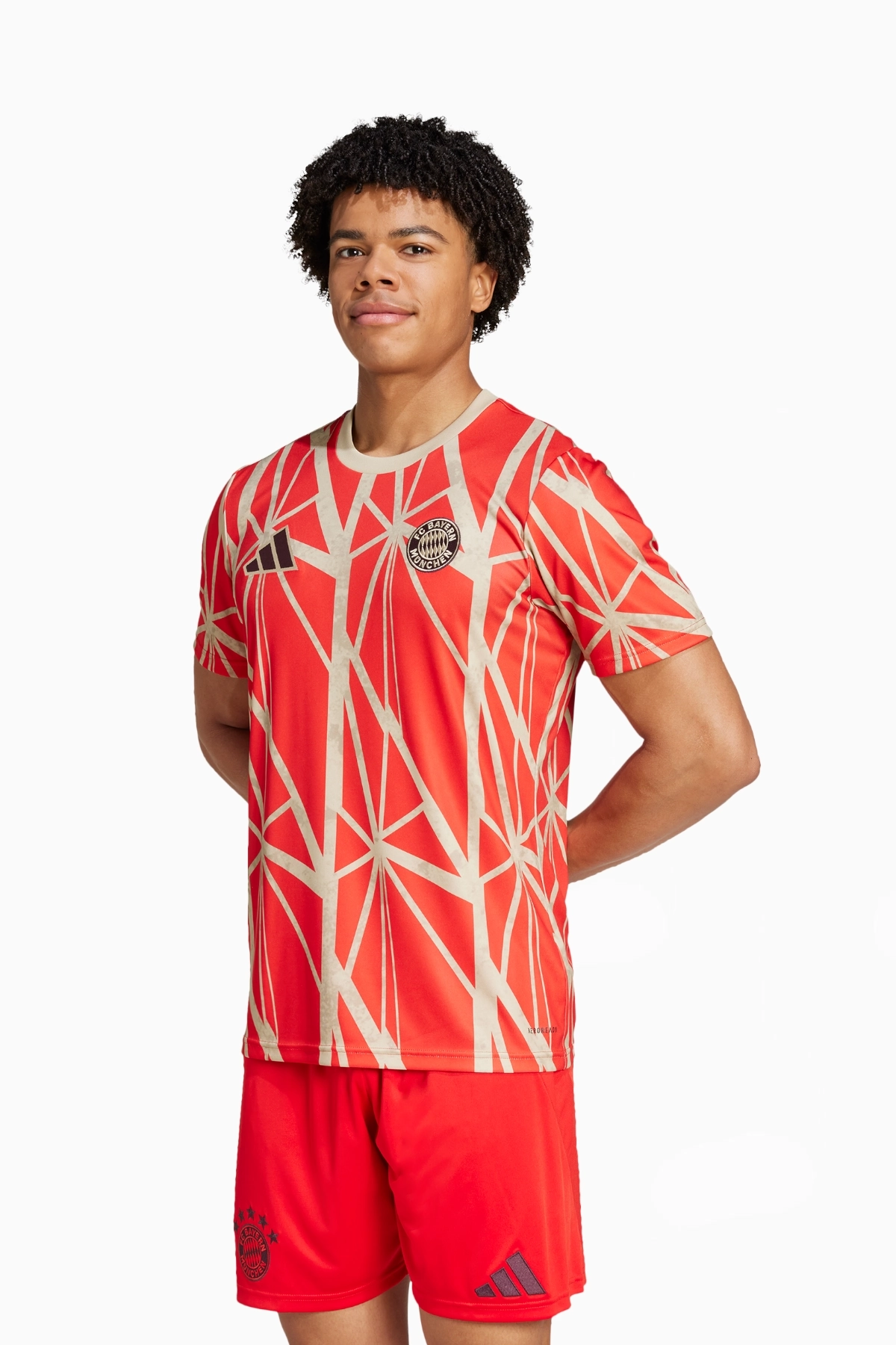 Koszulka adidas FC Bayern 24/25 Pre-Match - Czerwony