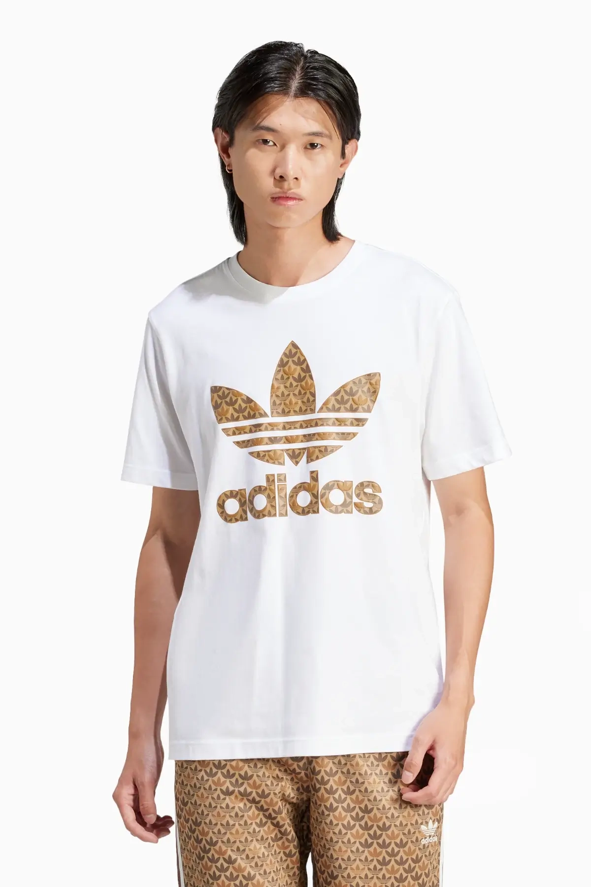 Koszulka adidas Classic Monogram Graphic - Biały
