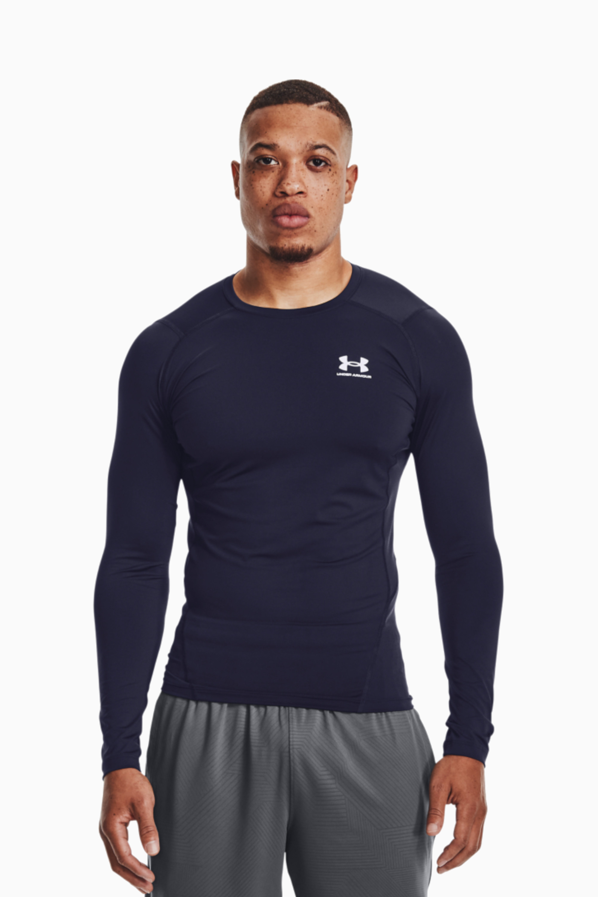 Koszulka Termoaktywna Under Armour HeatGear LS - Granatowy