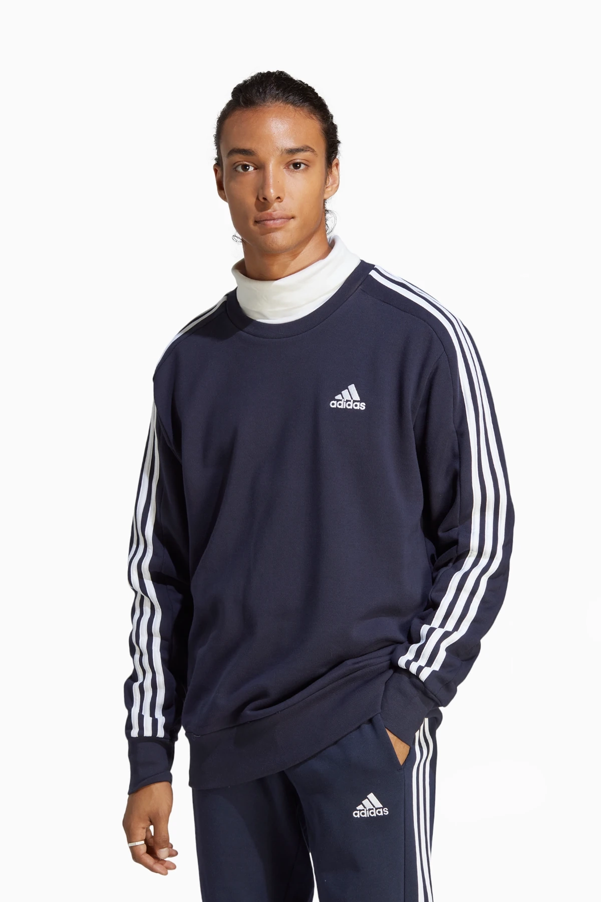 Bluza adidas Essentials 3S - Granatowy