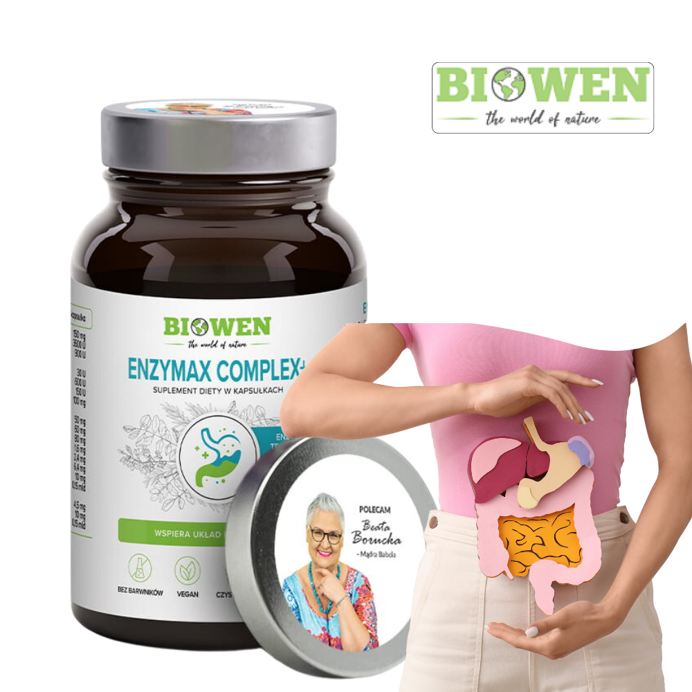Enzymax Complex (enzymy trawienne) 90kaps. Biowen