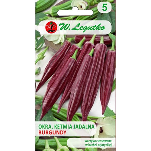 1 szt, Okra Burgundy - Magok: Mod de ambalare: 2 g