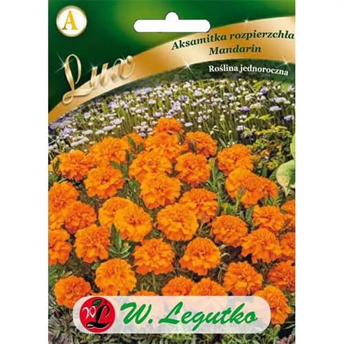1 szt, Körömvirág Mandarin - Magok: Mod de ambalare: 0.5 g