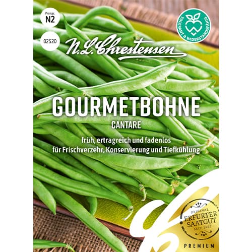 1 szt, Gourmetbohne Cantare - Samen: Ilość w opakowaniu: 1 Stück