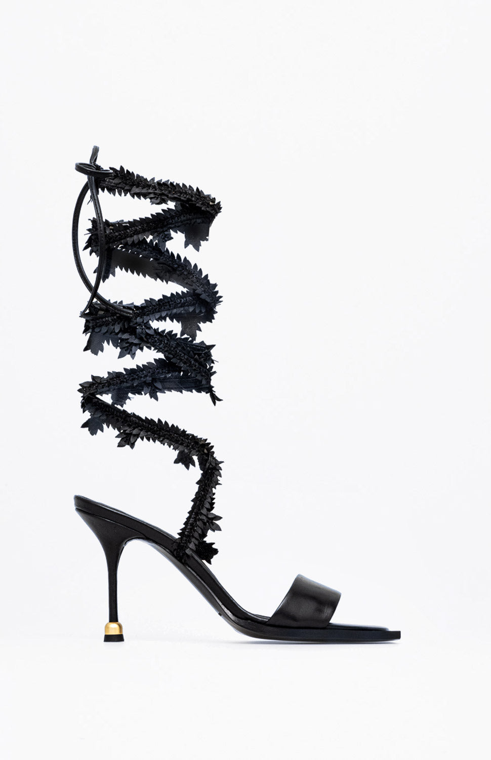 Szpilki damskie ROMY DEEP BLACK 35 - Vanda Novak