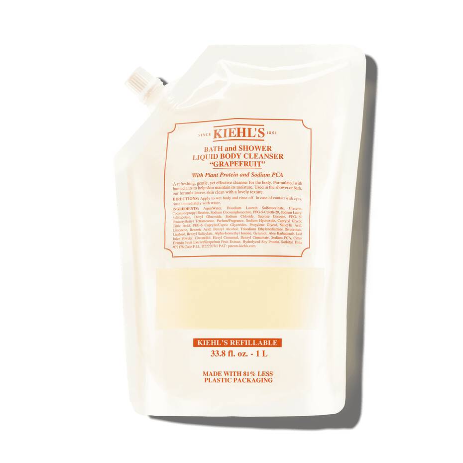 Kiehl's Bath and Shower Liquid Body Cleanser - Delikatny żel pod prysznic 1 litr - Refill