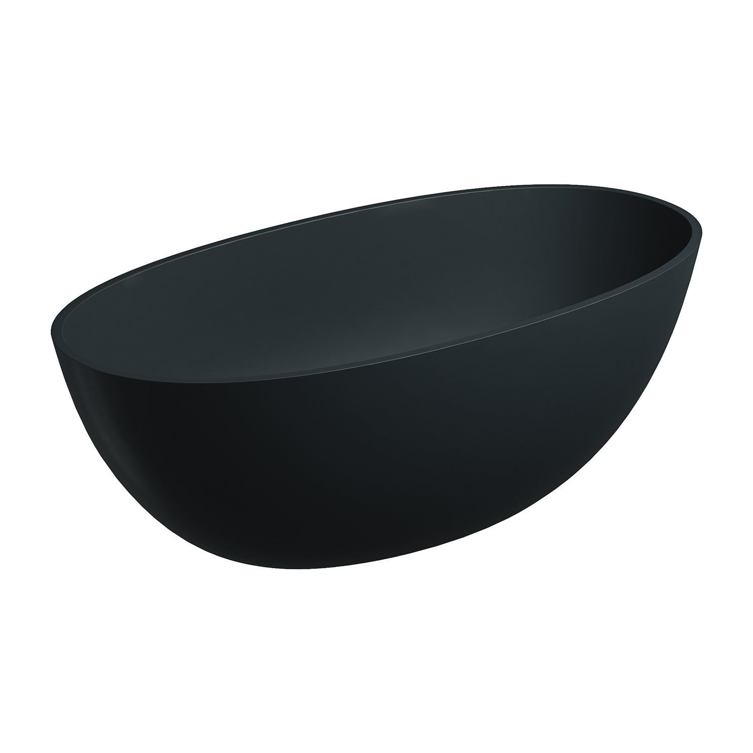 Omnires Shell M+ wanna wolnostojąca 148x75 cm owalna black lava SHELL148WWBLV