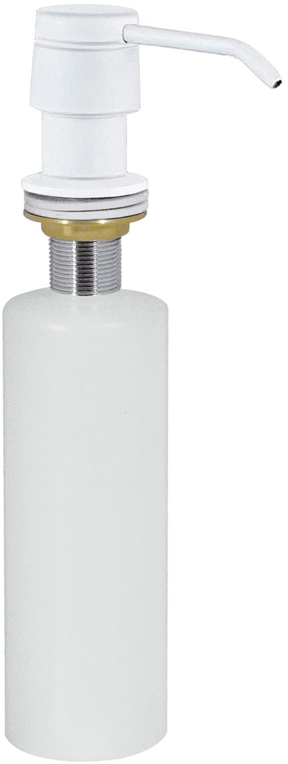 Tres Selection dozownik do mydła 400 ml blatowy biały mat 1.34.741.10BM