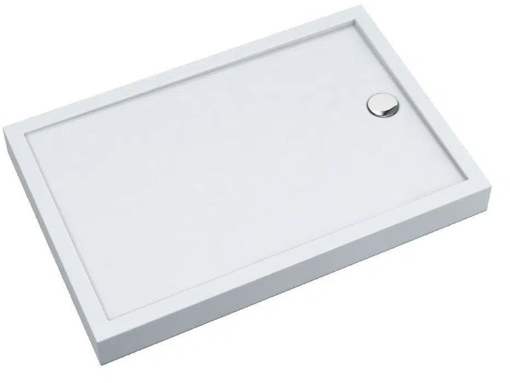 Schedline Cameron brodzik prostokątny 140x90 cm biały 3ST.C2P-90140