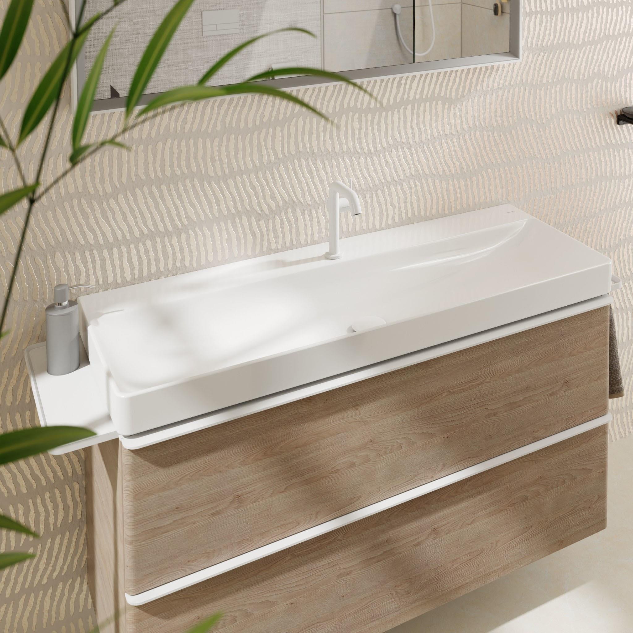 Hansgrohe Xelu Q umywalka 120x48 cm ścienna prostokątna SmartClean biały 61108450