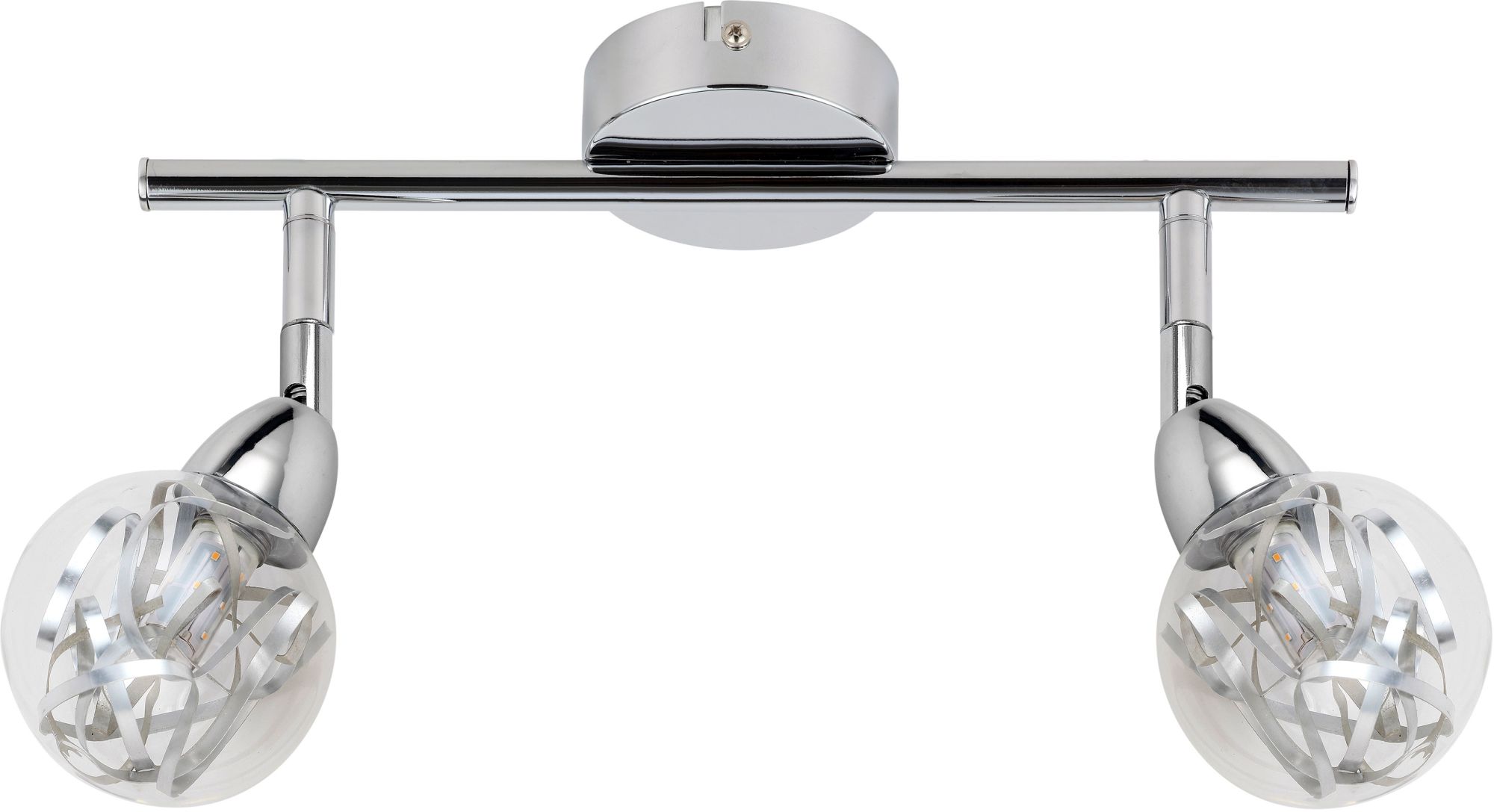 Candellux Bolo lampa podsufitowa 2x6W LED chrom 92-67586